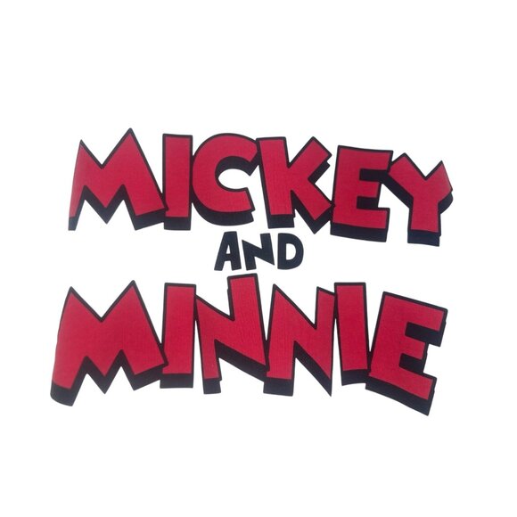 Disney Mickey Minnie Mouse Sweater XXXL 3XL Sweatshirt Crew Neck Oversized 90s - Picture 6 of 15